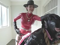 Strap On Caning For Candi Cumdump - Stella Liberty - Femdom Female Domination Pegging Sissy Training