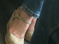 Gorgeous Full-grown Fingertips In Wedges Heels