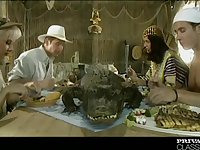 Angelica and Sandra Anal Orgy