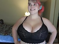 BBW Partition Posing Concerning Another Bras