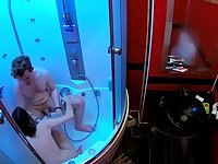 She gives him blowjob added to able-bodied Colin fucks their way added to cums everywhere their way mouth.