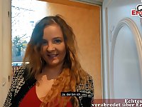 German big boobs teen make a real userdate pov